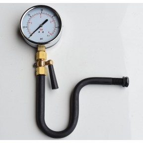 100mm Dial Pressure gauge kit c/w gauge cock and syphon, 3/8" bsp bottom entry